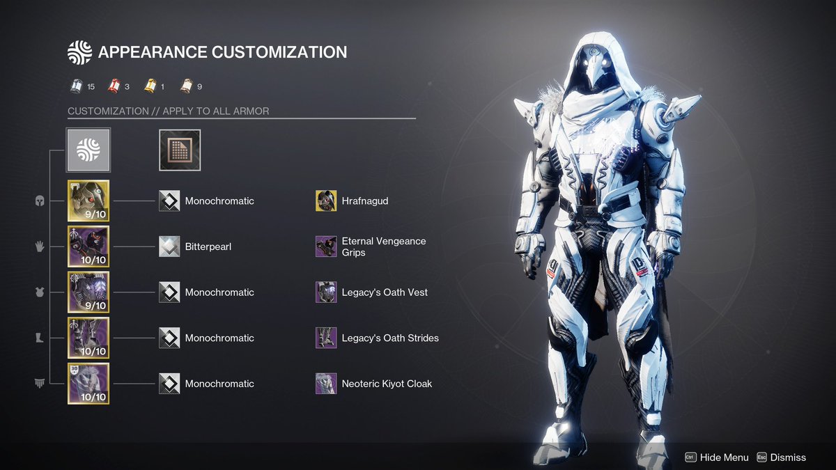 Mingli_wolf's tweet photo. @Destiny2Team #DestinyFashion https://t.co/nkEF4m2uMK