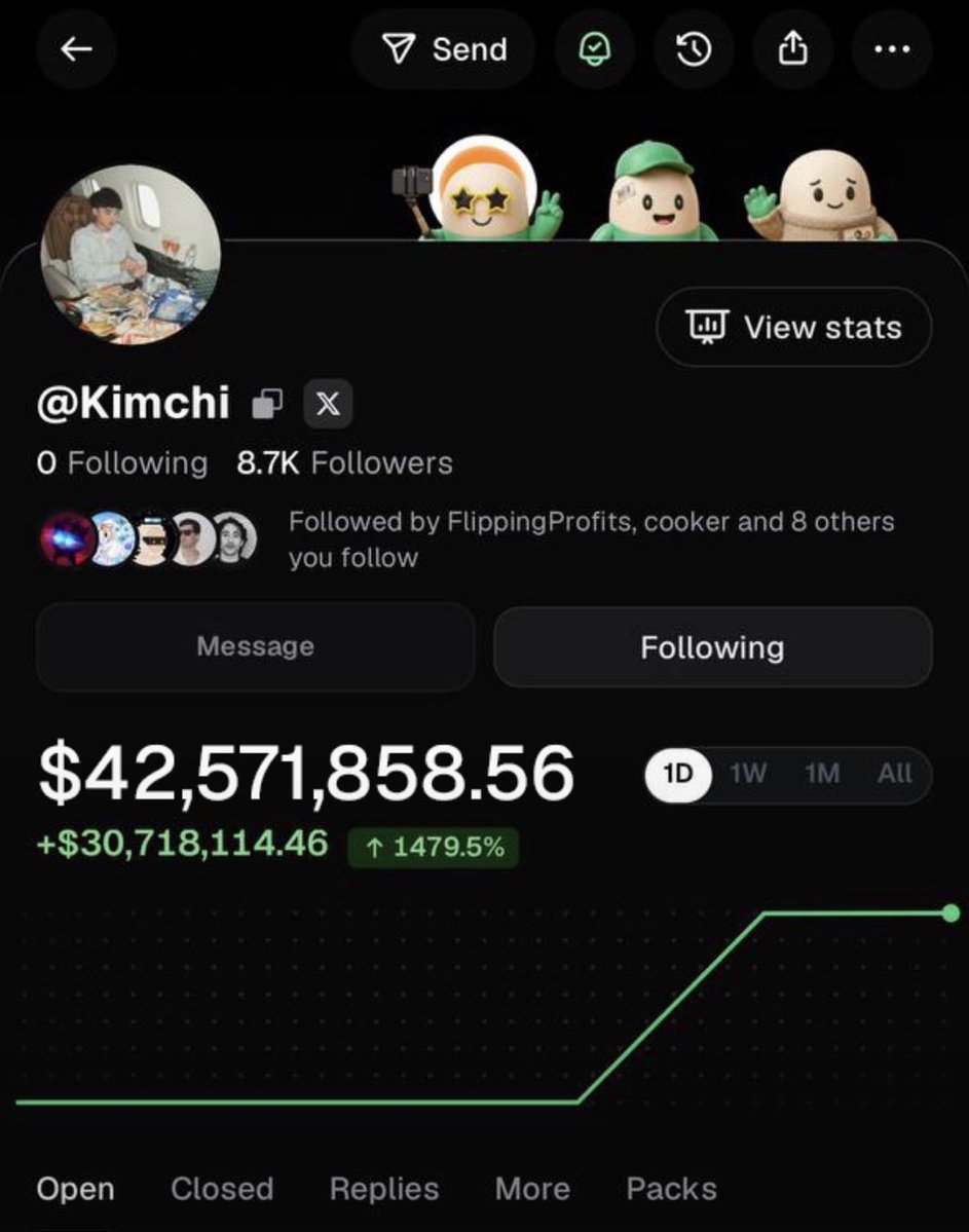 Reckrane's tweet photo. Kimchi Just Made $40,000,000 Again.

did you buy? https://t.co/xqzrpjw30u