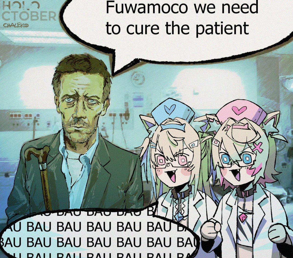 Chalek0's tweet photo. 24 - Doctor/Nurse

I miss HOLOGTA

#FWMCpix #HOLOctober https://t.co/0jEyt5ImvV