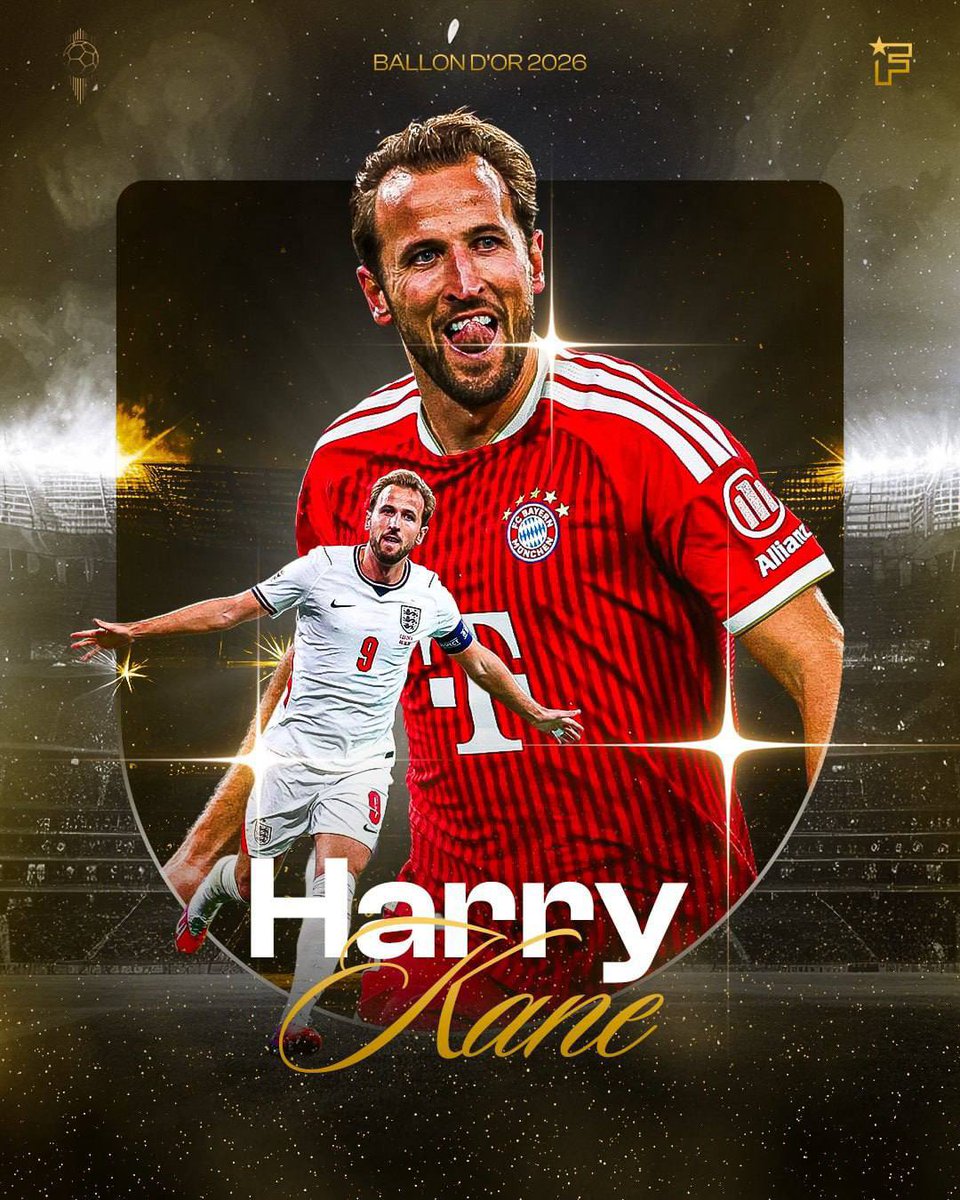 ZoneXBall_'s tweet photo. 🏆🔥 HARRY KANE WINS THE GERD MÜLLER TROPHY! 🏴⚽

THE GOAL MACHINE STRIKES AGAIN! 🎯🥶

Harry Kane takes home the prestigious Gerd Müller Trophy, proving once again that he is one of the deadliest strikers in world football! 💥⚽

🎯 Clinical finishing.
🔥 Incredible goalscoring.
👑 World-class mentality.

HARRY KANE — BORN TO SCORE! 🏆💎

#HarryKane #GerdMullerTrophy #Football #Goalscorer #BayernMunich 🔥
#BallonDor  #English