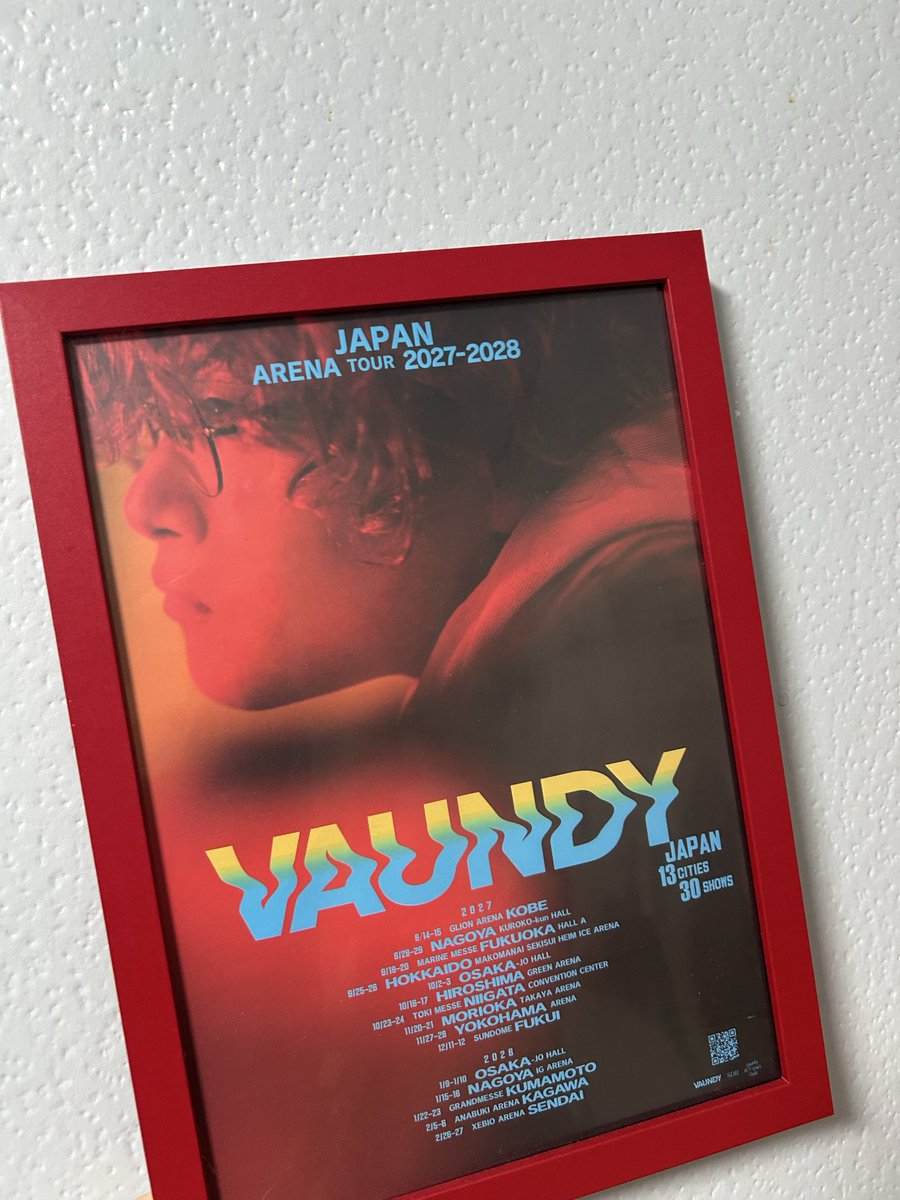 Oba_VAWS's tweet photo. いただいたチラシがカッコ良すぎて…✨
＃Vaundy https://t.co/VFEXUnmysq