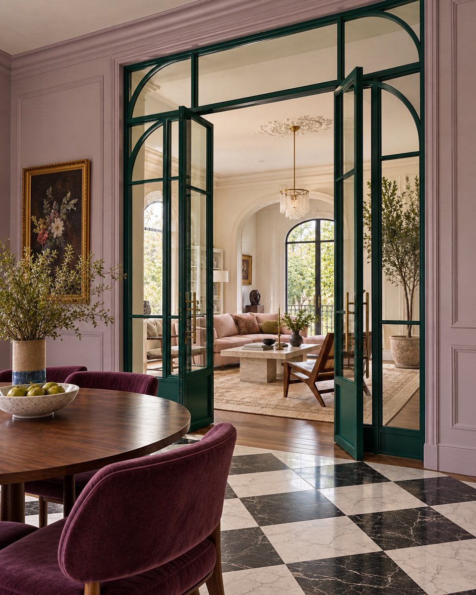 aurearch's tweet photo. Visuals that cure the boredom of ordinary entryways. The color harmonies are so noble... https://t.co/QCAgD3GXli