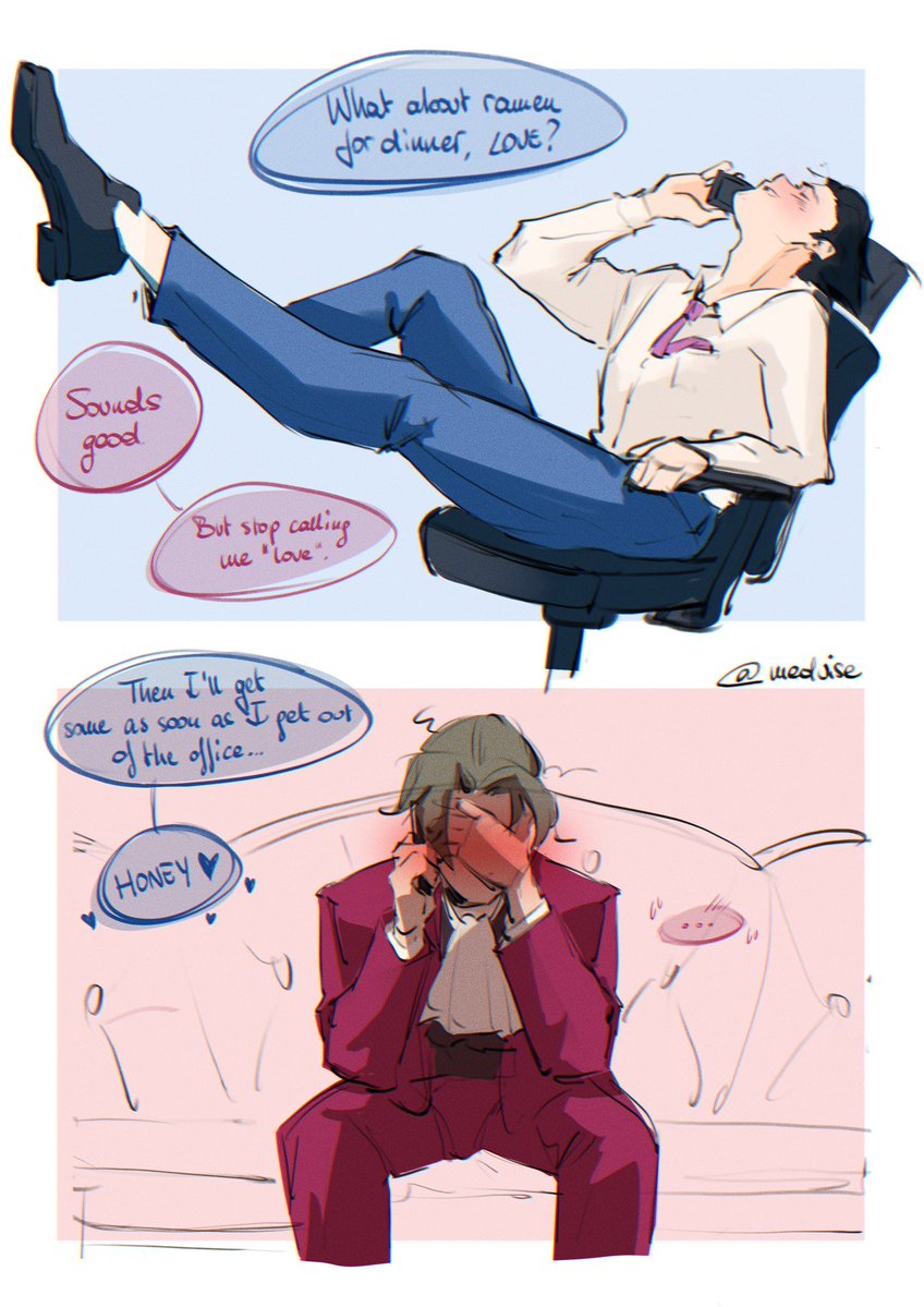meduise's tweet photo. silliest narumitsu i drew, i think https://t.co/DXTDNUZWzq
