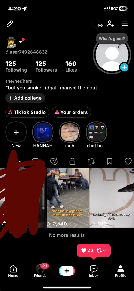 Youareannoying7's tweet photo. my tiktok account so yall can see my faceee and so yall can see im actually 🔄21🔄 https://t.co/E1j1HGxOwg