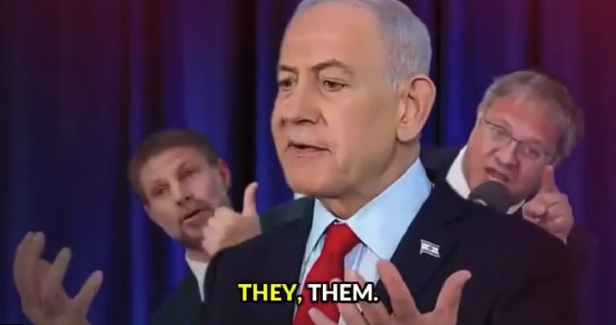 BoscoCode's tweet photo. @DovSFriedman "is for (clears throat) they/them"
Who is 'they' Mr. Friedman? Is Israel a 'they'? https://t.co/ETPu01xksu