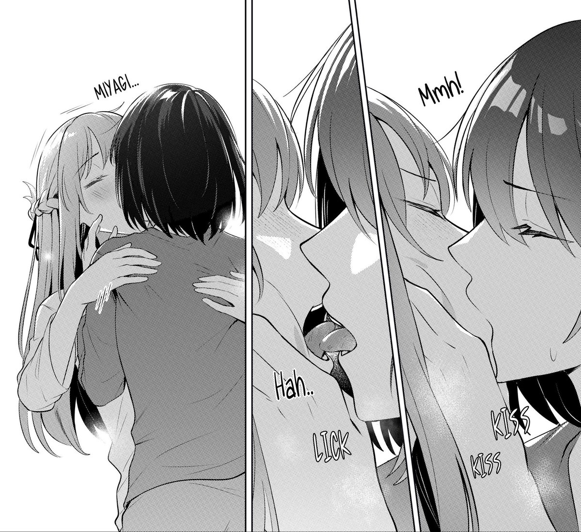 sassyprincessif's tweet photo. They look so wholesome and sweet here I'm so happy #週クラ #Shuukura #わた推し #私の推しは悪役令嬢 #yuritwt https://t.co/AOXt9hib0F