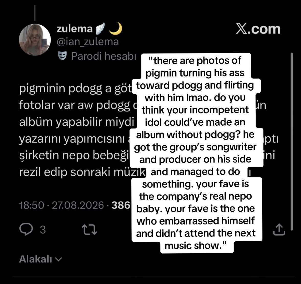 PROTECTFORKM's tweet photo. ��� RNB

This user is similarly making the same disgusting insinuation about 🐥.

🔗 https://t.co/IWkIZQdoZ8
Permanent: https://t.co/ZRZTo04MZZ https://t.co/eCUGTZYpWG