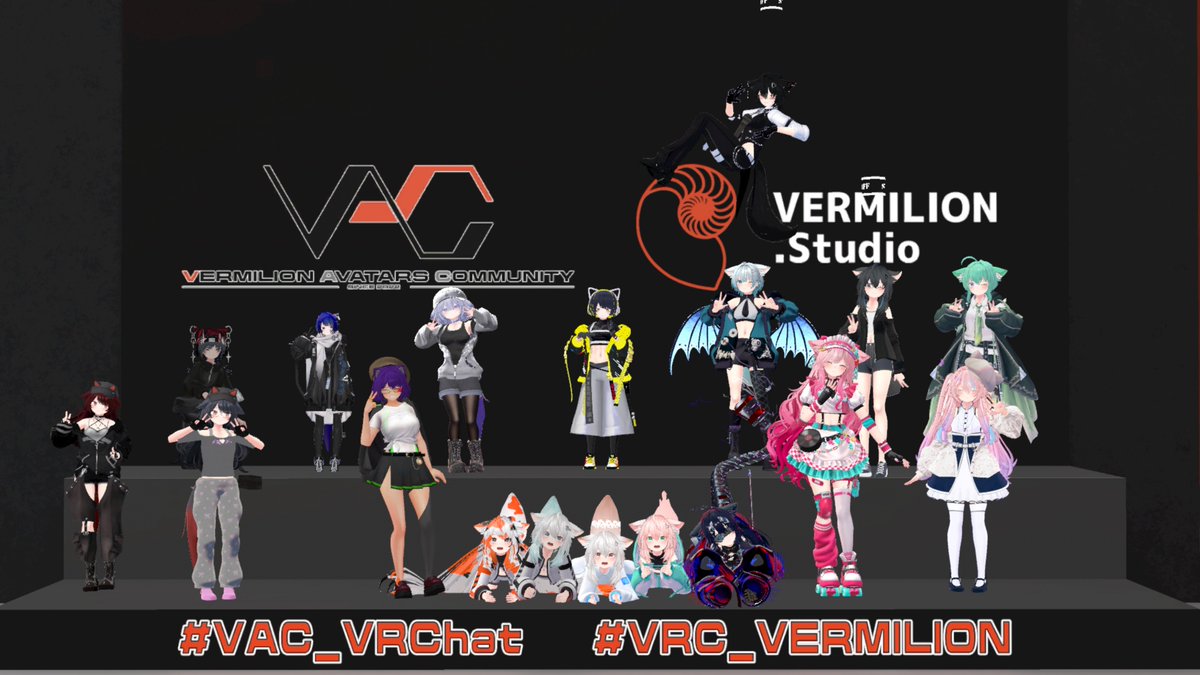 Rati1018's tweet photo. 2.VERMILION Avatar's Meeting
Day2 단체사진!!
#VAC_VRChat #VRC_VERMILION https://t.co/FAeGiCns44