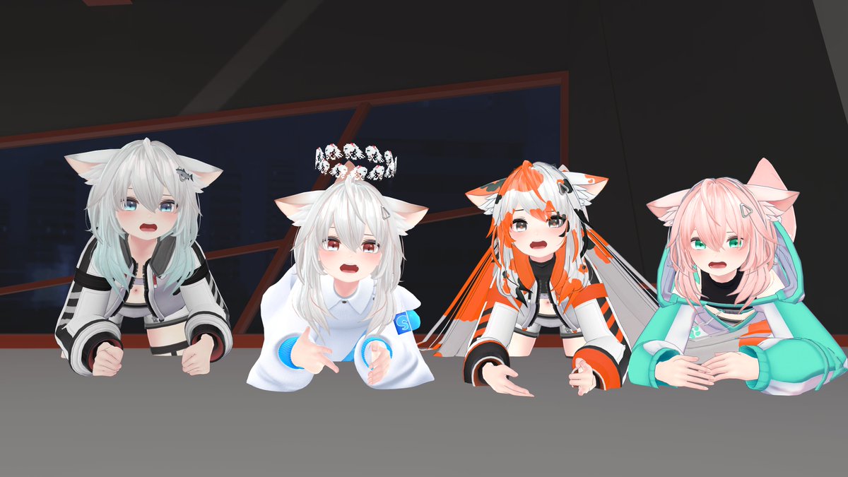 Rati1018's tweet photo. 1.VERMILION Avatar's Meeting
Day2 威嚇ｼｨﾁｬ!!
#VAC_VRChat #VRC_VERMILION https://t.co/QknFgFhUR4