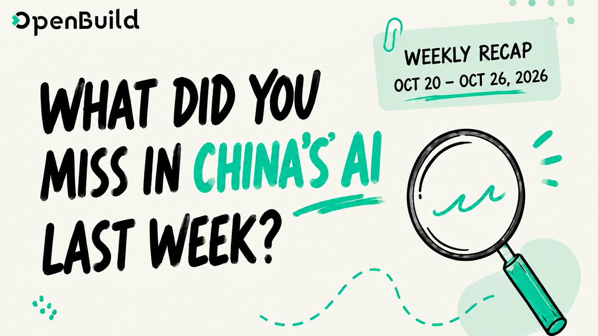 OpenBuildxyz's tweet photo. 1/5

What did you miss in China’s AI last week?

ByteDance, Alibaba and Tencent placed huge new Nvidia chip orders, DeepSeek and MiniMax cleared China’s new overseas AI registration process, and the AI stock boom finally hit a major correction.

Time for last week’s recap 👇 https://t.co/ztmAz4Wlnt