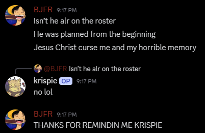 flamrornewsgirl's tweet photo. NEWS!
John Heckerson was confirmed to be a victim in the roster today by BJFR in the discord server. After a user made a suggestion for him!
#flamror #flamtwt #asymtwt https://t.co/oDR8irLAbG