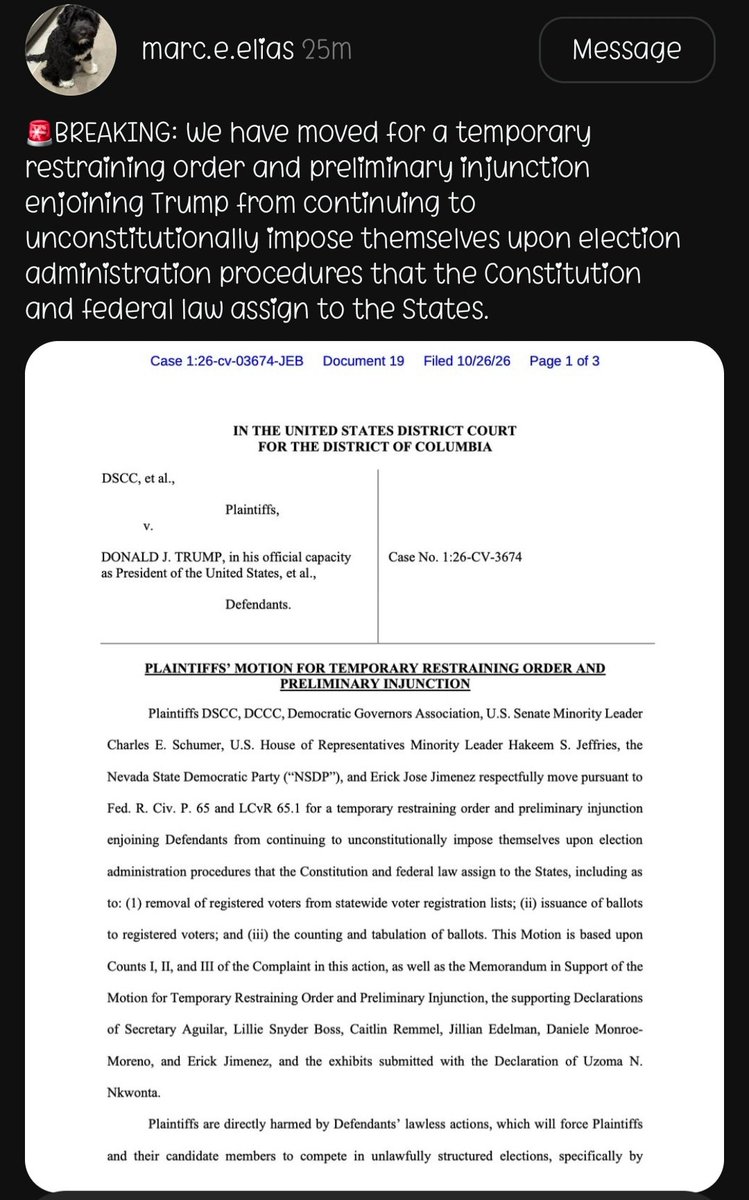RFuryNews's tweet photo. Protecting our voting procedures and calling out unconstitutional moves directly in court. Standing with this fight 💯 https://t.co/FJm1WiT01e