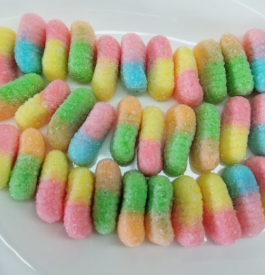 Zhongfa_'s tweet photo. Discover a Fun New Candy Favorite – Acid Sand Small Curved Worm Candy for Your Retail Business #GummyCandy #SourCandy #WormCandy #CandyWholesale #CandyDistributor #BulkCandy 
https://t.co/6K5davrWnm https://t.co/GDdkiZHy49