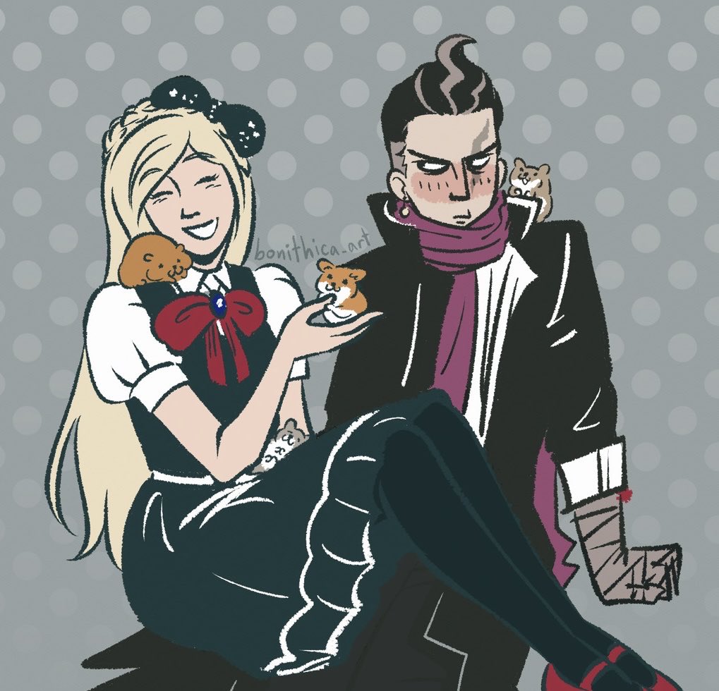 bbonithica's tweet photo. my hetgem #danganronpa #sondham https://t.co/qOlcoCDukK