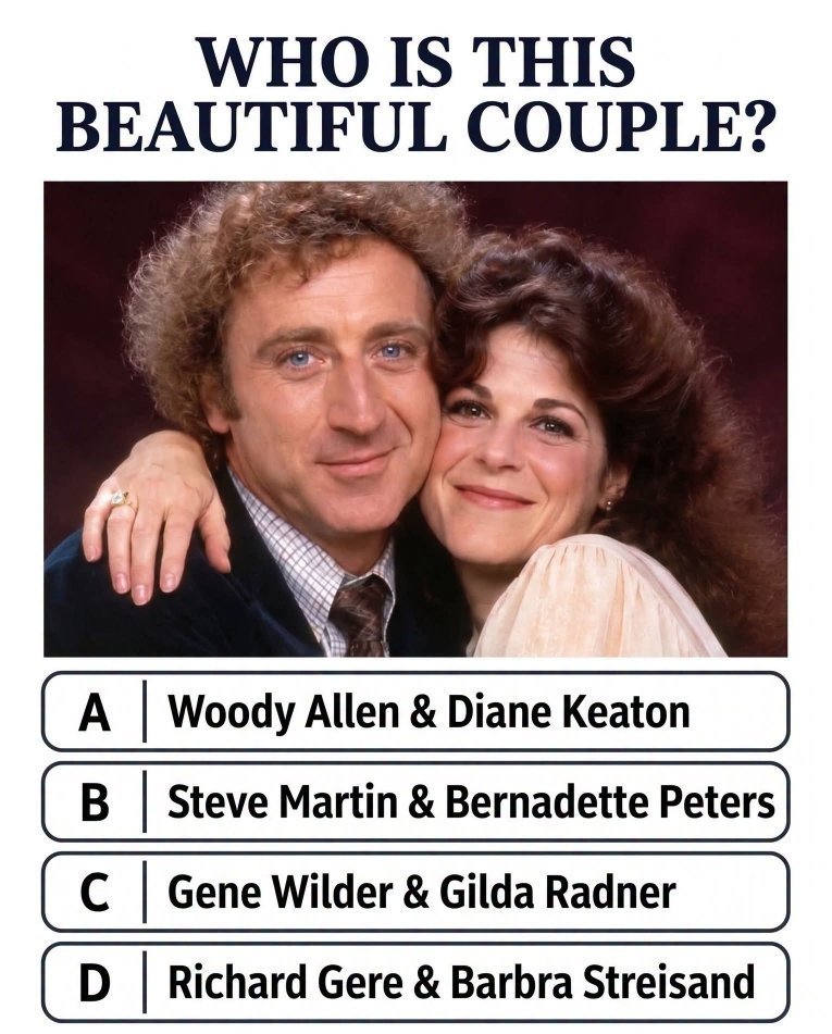 Jean23313u's tweet photo. True comedy legends!

Do you recognize this unforgettable Hollywood couple? https://t.co/3TDqP53RPa