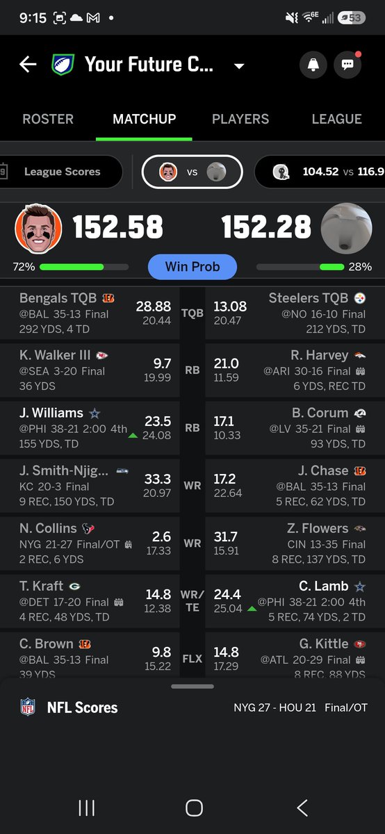 ColdOpenFan's tweet photo. @NFLFantasy Cant fucking believe it. https://t.co/NpjbqY3j8t