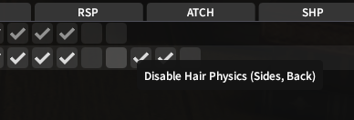 ACursedRabbit's tweet photo. This metadata option fixed it. I dunno why hair physics would apply to the tits though.

Wish I could of kept the chest option as a gag https://t.co/euxx1GhmjW