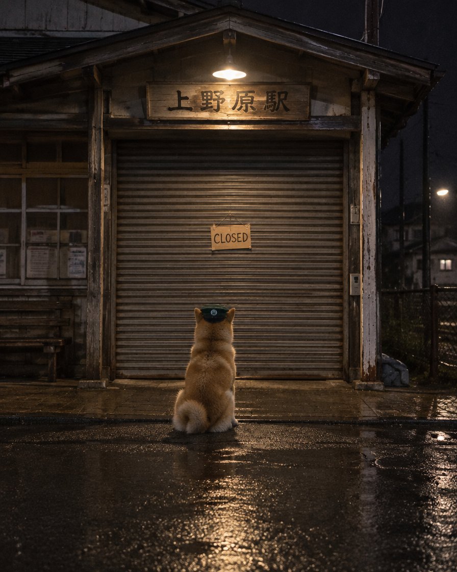 HachiOnPf's tweet photo. the station closes at night. the waiting doesn't. https://t.co/lB6EmwhGcz