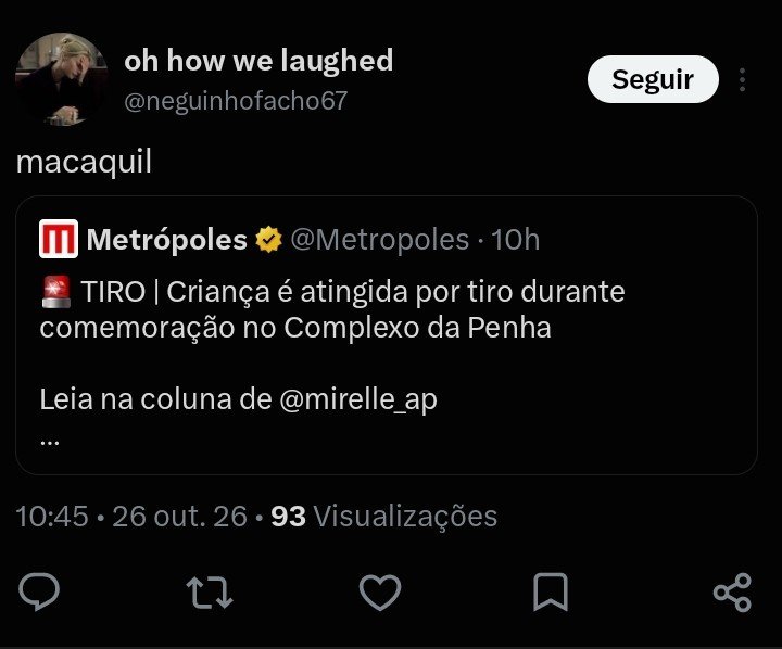 GohanDumonakil's tweet photo. @neguinhofacho67 @lonrglive Fui olhar o seu perfil e percebi que nem vale a pena discutir com gente como vc.

É o tipinho de gente que nem Deus e nem o Diabo querem. Você teria que morrer e reencarnar umas mil vezes pra chegar no mesmo nível de qualquer pessoa normal. https://t.co/hSxAeP1gen