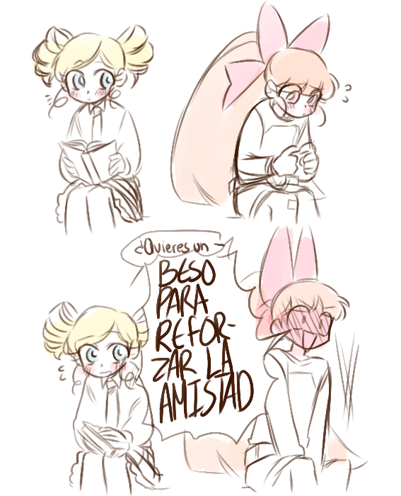 ramya_uwu's tweet photo. El hecho de que hice este boceto y me terminó de gustar la ship lol https://t.co/cr4PDYywIZ