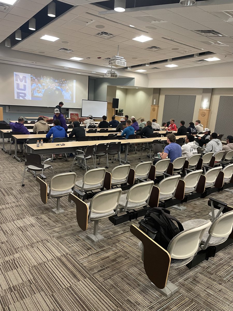 Cap_Baseball's tweet photo. Had a chance to hang out with the team tonight and celebrate a great fall season. A couple hours away from the library tonight but worth it to watch the World Series. Ready to start the 90 “days of darkness.” #CapFam https://t.co/aFffbjimxI