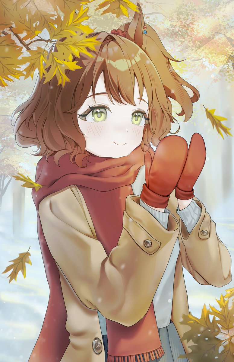 mochi_millk's tweet photo. Fall is here! 🍂 #AstonMachan #umamusume https://t.co/RN9dA5tIZ4