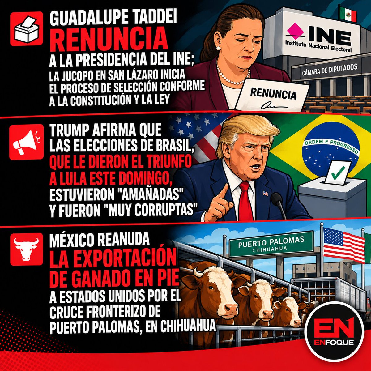 EnfoqueNoticias's tweet photo. 🎙️ Inicia #ENfoque con @AliciaSalgadoMX  
📻Escúchanos en el 100.1 FM
💻En https://t.co/kJWOLKcDgV 
📲A través de la app disponible para: 
✅iOS https://t.co/xNeN7KtiX5 
✅Android https://t.co/3BzG2nf91T 
✅Alexa https://t.co/Exk5BB3yVS 
📞WhatsApp 55 8577 5574 https://t.co/Tn5Y6fgdNJ