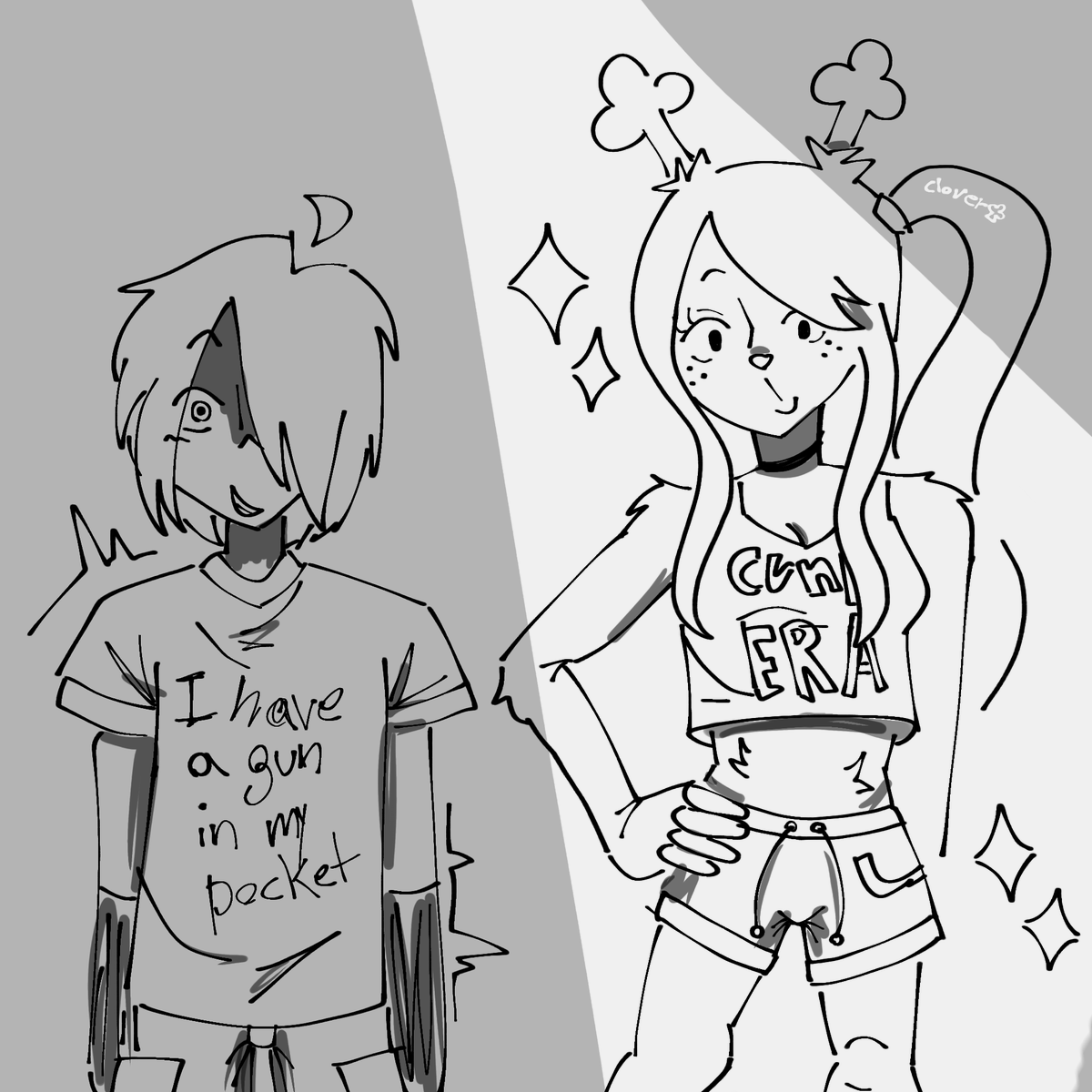 Jennaaaarrrrrr's tweet photo. buh new artoh yeah (they bought matching shirts) https://t.co/G3JJfQfB6w