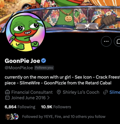 Fsjallions's tweet photo. Hey look another chad joined solana:7HVFyQfsjykSpdstuS2VCy6XTTQ8krt62VKnCEttDPm 

🤝 welcome to the cult @MoonPieJoe https://t.co/4vdSISpV9J