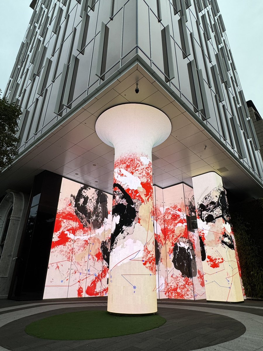 IOivm's tweet photo. InkField will be shown in Taipei Lumitree until 11/7. #ArtTaipei2026 https://t.co/VIW0TzS2qJ