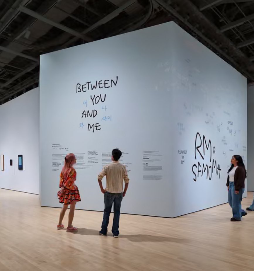 tksovers's tweet photo. This is insane 

RM x SFMOMA exhibition sold 66K+ tickets after opening, achieving the highest pre-sales volume in the museum's history exceeding the previous record by 6 times. 

Official exhibition merch sold out within 3 hours, the store director says "Its unlike anything we've ever experienced and will probably never experience again"

— SFMOMA faced financial crisis last year…declining visitors, funding cuts and staff layoffs. However, since the RM exhibition the museum has seen an undeniable financial boost. The exhibition bringing unprecedented demand and a major boost in visitors marking a blockbuster success for the museum !!