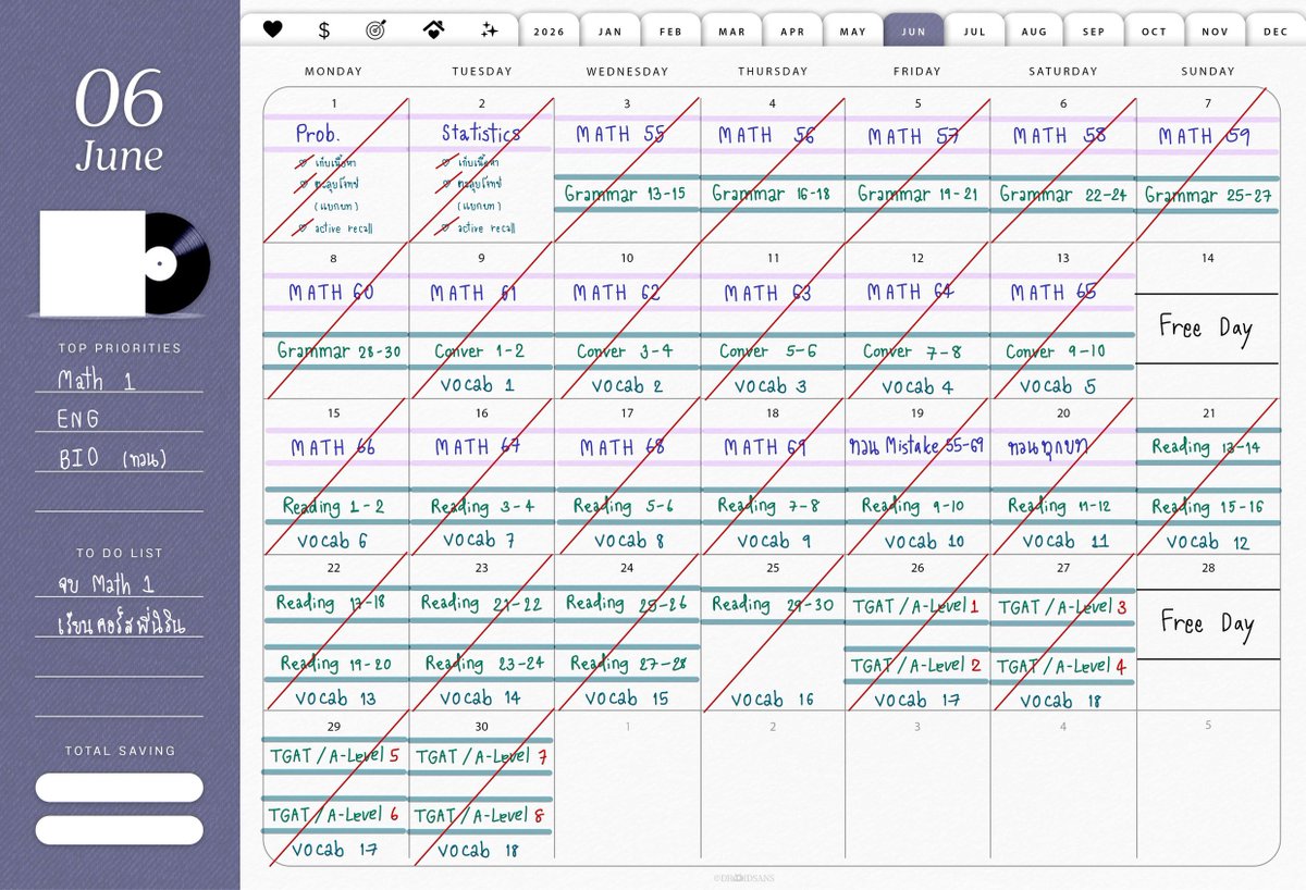 for_you_2007's tweet photo. แจกแนวทางวิธีวางแผนอ่านหนังสือของผม ที่เคยทำไว้ ส่วนใหญ่ผม prefer การเก็บรายละเอียดจากการทำโจทย์มากกว่าการไปนั่งงมอ่า���เนื้อหา😆 #tcas #alevel #dek70 #dek71 #dek72 https://t.co/HyJPzOrXWM