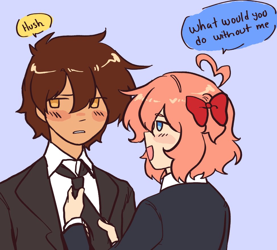 DailyMcSayo's tweet photo. Day 26: Suits #DDLC https://t.co/pkD3pPXavF
