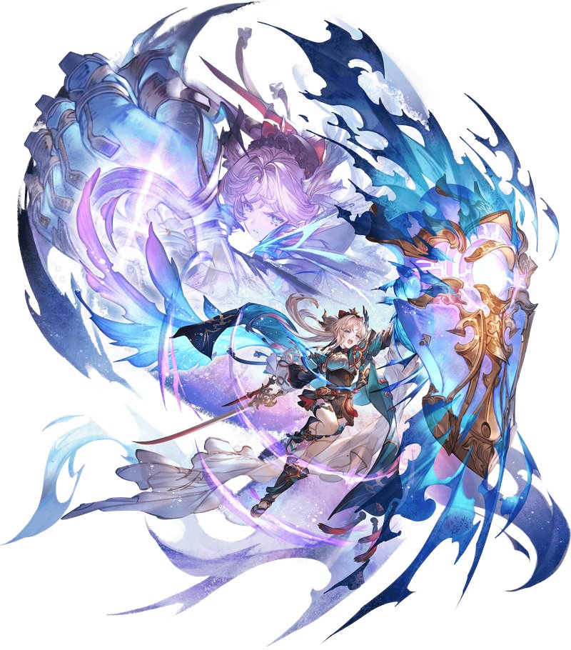 HapiofMorArdain's tweet photo. Watching a Redflaim short that discussed Hu Tao's lack of coverage prior to her banner and saying she was "shadowdropped" and I'm realizing how strange it that almost all gacha try to build hype for new releases while GBF will ACTUALLY shadowdrop new characters into the game😭 https://t.co/uQ2MGc8VfI