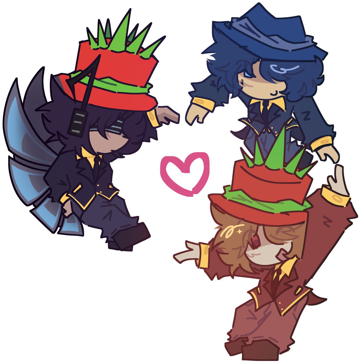 Sorenlyaa's tweet photo. I forgot to post these!!! I commissioned all four from @/mylove1egg on tiktok! :]
#fe2fanart #floodescape2 https://t.co/1ncPflmXze
