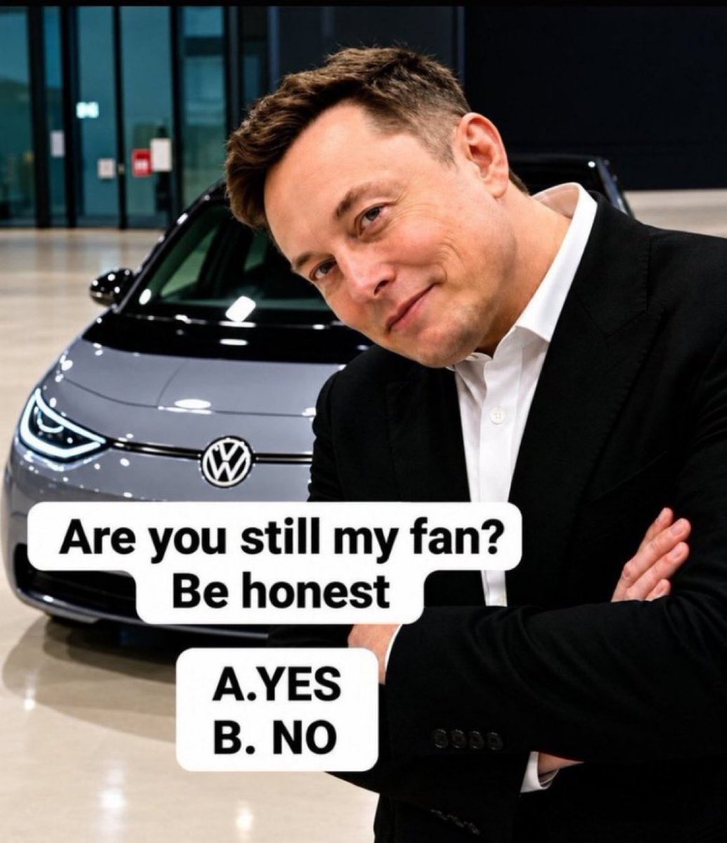 AnandAditya2003's tweet photo. Are you still a fan of Elon Musk? 👀
🚨🌎

A: YES, ALWAYS! ❤️
B: NO, NOT ANYMORE! 👎 https://t.co/GnKnE1nE3w
