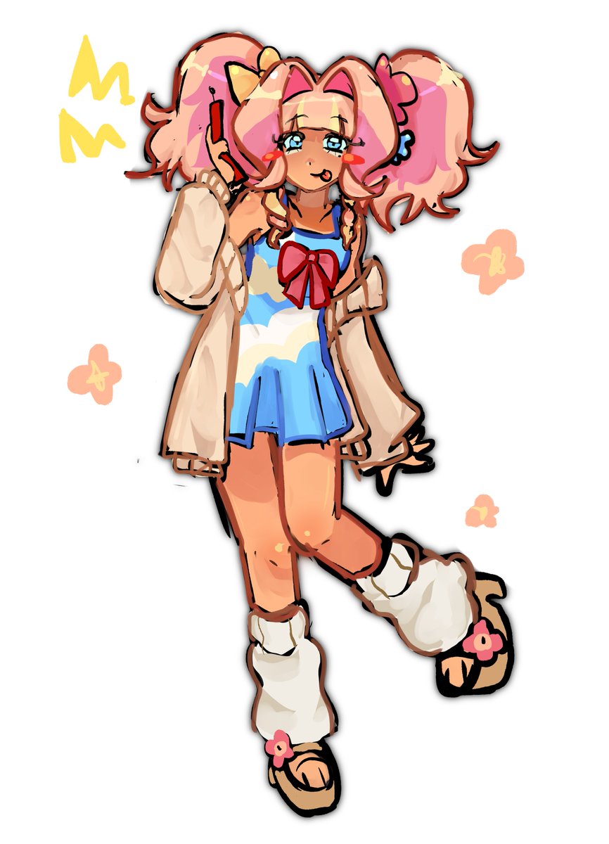 iluvyougurt0's tweet photo. Design so tuff i had to draw them in my style🥺🥺🥺💖 #regretevator 

Idk if it shows on the tweet but og design by: @meebleunless 👀👀 https://t.co/PWz07O1wjN