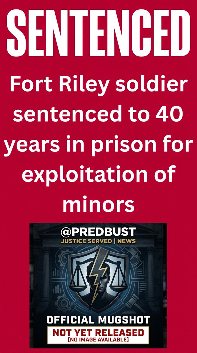 PredBust's tweet photo. Another Soldier Sentenced https://t.co/7wjdA7IHJV
