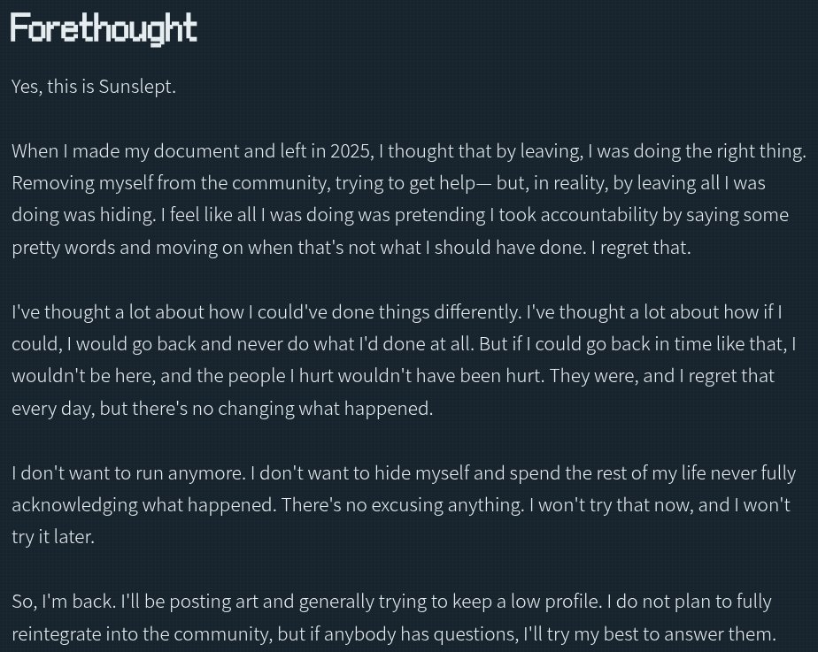 boogeybutt1's tweet photo. From sunslept you said you wanted to barely interact with the community and stay low profile so why did you reopen your discord server https://t.co/TVQjEmbzfR