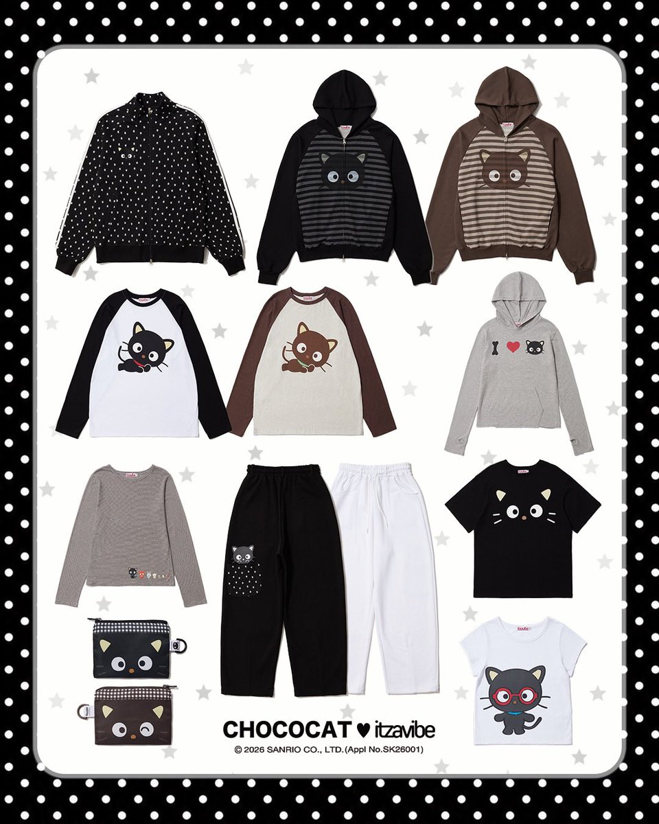 itzavibe_kr's tweet photo. 𝗜𝗧𝗭𝗔𝗩𝗜𝗕𝗘 ♥ 𝗖𝗛𝗢𝗖𝗢𝗖𝗔𝗧
1차 판매 일정 및 혜택 안내

𖦹 𝗠𝗨𝗦𝗜𝗡𝗦𝗔 𝗢𝗡𝗟𝗜𝗡𝗘 
무신사 온라인 단독 판매

✱1차 주문 기간
2026.10.27(TUE) 11:00 ~ 11.03(TUE) 24:00

● 혜택 1. 선발매 기념 상품별 5~10% 할인
● 혜택 2. 72시간 한정 20% 할인 쿠폰
10.27(TUE) 11:00 ~ 10.30(FRI) 11:00
● 혜택 3. 선발매 기념 10% 할인 쿠폰
10.27(TUE) 11:00 ~ 11.03(TUE) 24:00

﹡쿠폰 간 중복 사용은 불가합니다.
﹡쿠폰 발급 기간과 사용 기간은 동일합니다.

⌂ 𝗛𝗔𝗡𝗡𝗔𝗠 𝗦𝗧𝗢𝗥𝗘
한남동 스토어 오프라인 판매

✱판매 시작
2026.10.28(WED) 12:00

● CHOCOCAT 콜라보 제품 10% 할인
● 그 외 ITZAVIBE 제품 20% 할인

✩ 𝗟𝗨𝗖𝗞𝗬 𝗗𝗥𝗔𝗪 𝗘𝗩𝗘𝗡𝗧
10만원 이상 구매 시 럭키드로우 코인 1개 증정!
현장에서 뽑기에 참여하고 특별한 경품을 만나보세요. ♡꙳

⨳경품 안내
1등 : CHOCOCAT STRIPE HOODIE ZIP UP
2등 : CHOCOCAT FACE T SHIRT
3등 : CHOCOCAT FACE CARD WALLET
4등 : ITZAVIBE CAT 키링

❈ 구매 안내
- 온라인 판매는 예약배송으로 진행되며, 준비된 제작 수량이 모두 소진될 경우 조기 종료될 수 있습니다.
- 한남동 스토어는 한정 수량으로 판매되며, 준비된 재고 소진 시 판매가 종료됩니다.
- 온·오프라인 2차 판매 일정은 추후 별도 공지 예정입니다.

#ITZAVIBE #CHOCOCAT #초코캣 #チョコキャットパン