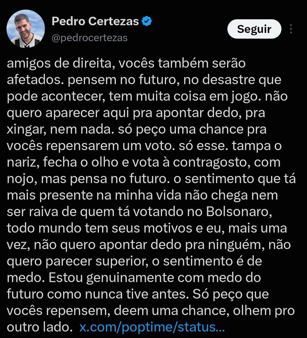 vituryuken's tweet photo. @laariolv Eles chamam os opositores de tudo de ruim, na hora de pedir voto pra virar no segundo turno são "amigos" pra depois apunhalarem pelas costas. Zero empatia por essa galera. https://t.co/SRExd4tGa2