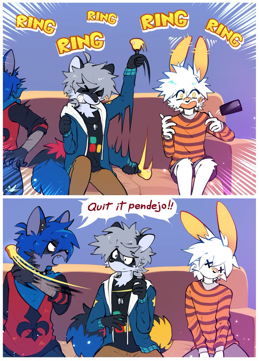 AxyUsagi's tweet photo. Never give Jean anything that makes noise https://t.co/kfd1BC92vL