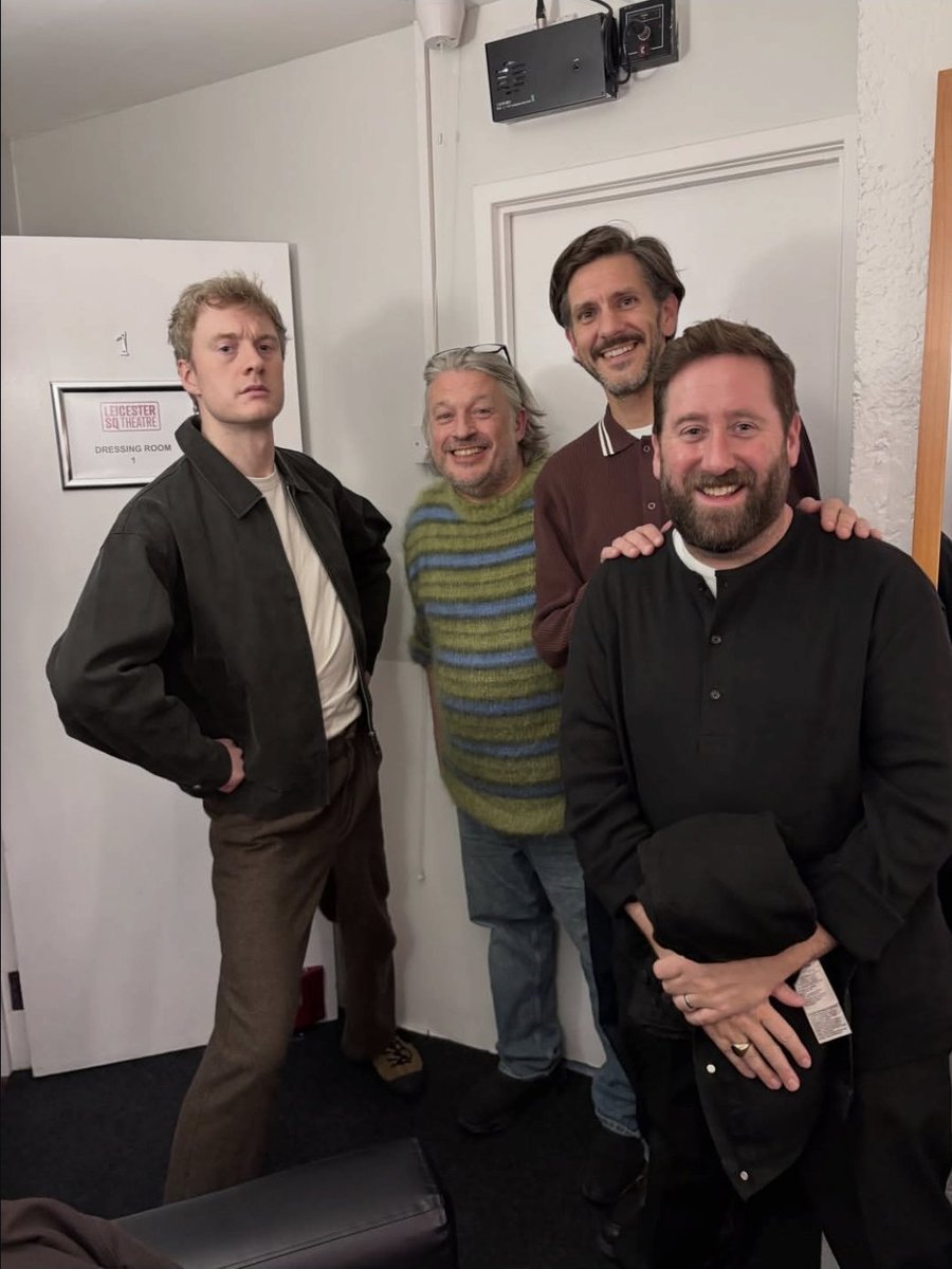 AcasterUpdates's tweet photo. 📸 | James backstage with Richard Herring, Mathew Baynton, and Jim Howick at RHLSTP tonight! https://t.co/hqy1s7yJAl