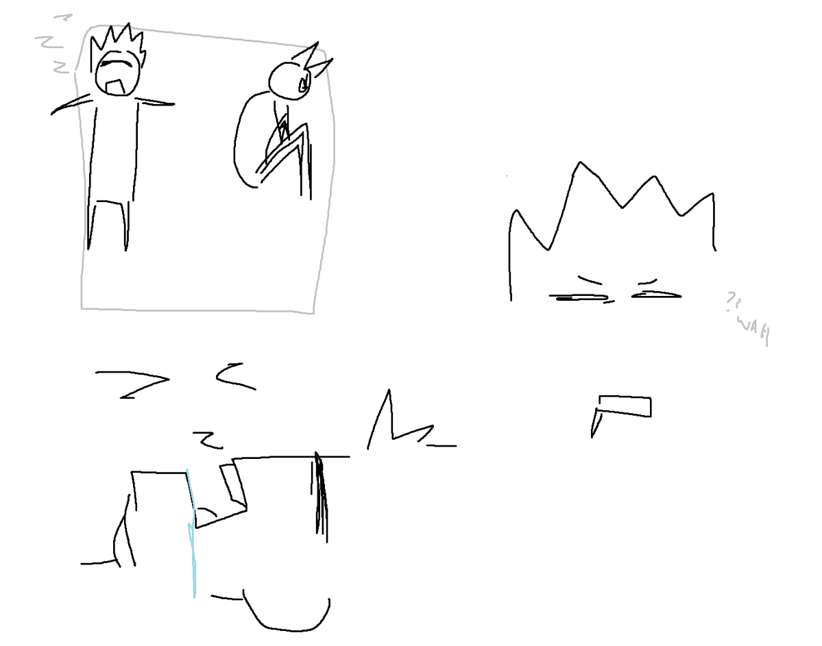 RachelTries2D's tweet photo. working on the comic, less drawings until its done but here are some crap doodles abt tord + silly little tom https://t.co/nVsC8Cukux