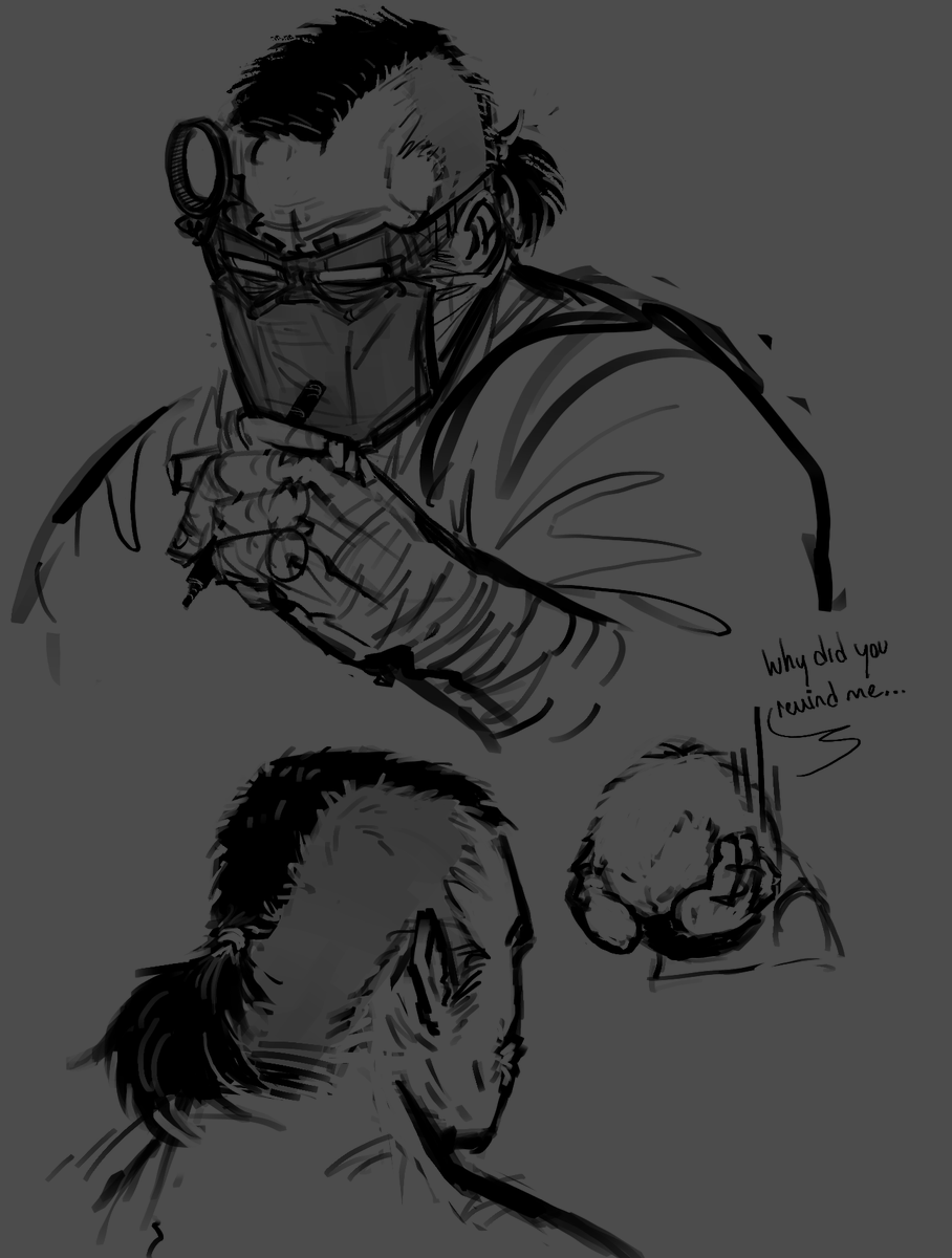 Pest_Gremlin's tweet photo. the ponytail was short-lived
he thought it looked cool then someone commented on it and he ripped that shit out https://t.co/sfxU37ACTJ