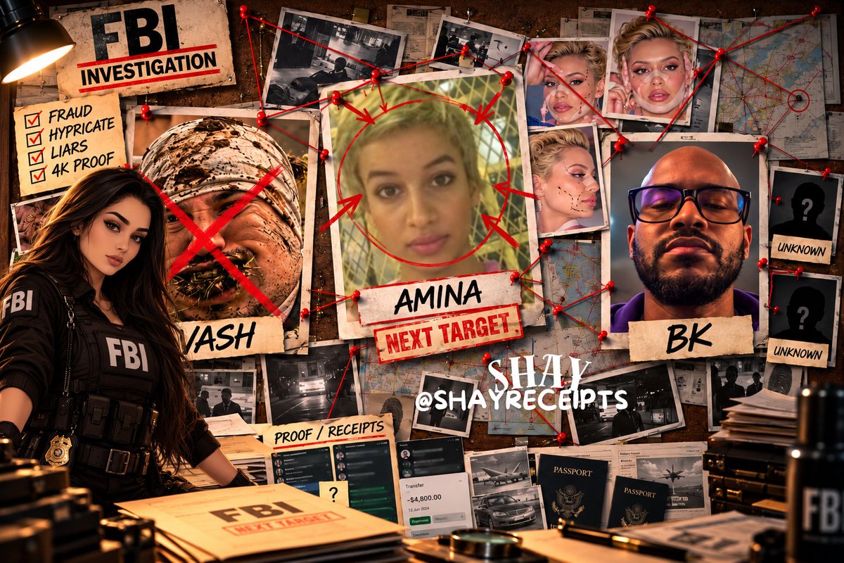 ShayReceipts's tweet photo. 👑🕵️‍♀️ AGENT SHAY-  FBI INVESTIGATION 📂🔎

The board is up. The red strings are connected. One case crossed out, another under investigation. 👀

Hypocrisy, lies, contradictions, and receipts in 4K. 🎥💀 https://t.co/dznv57Skt6