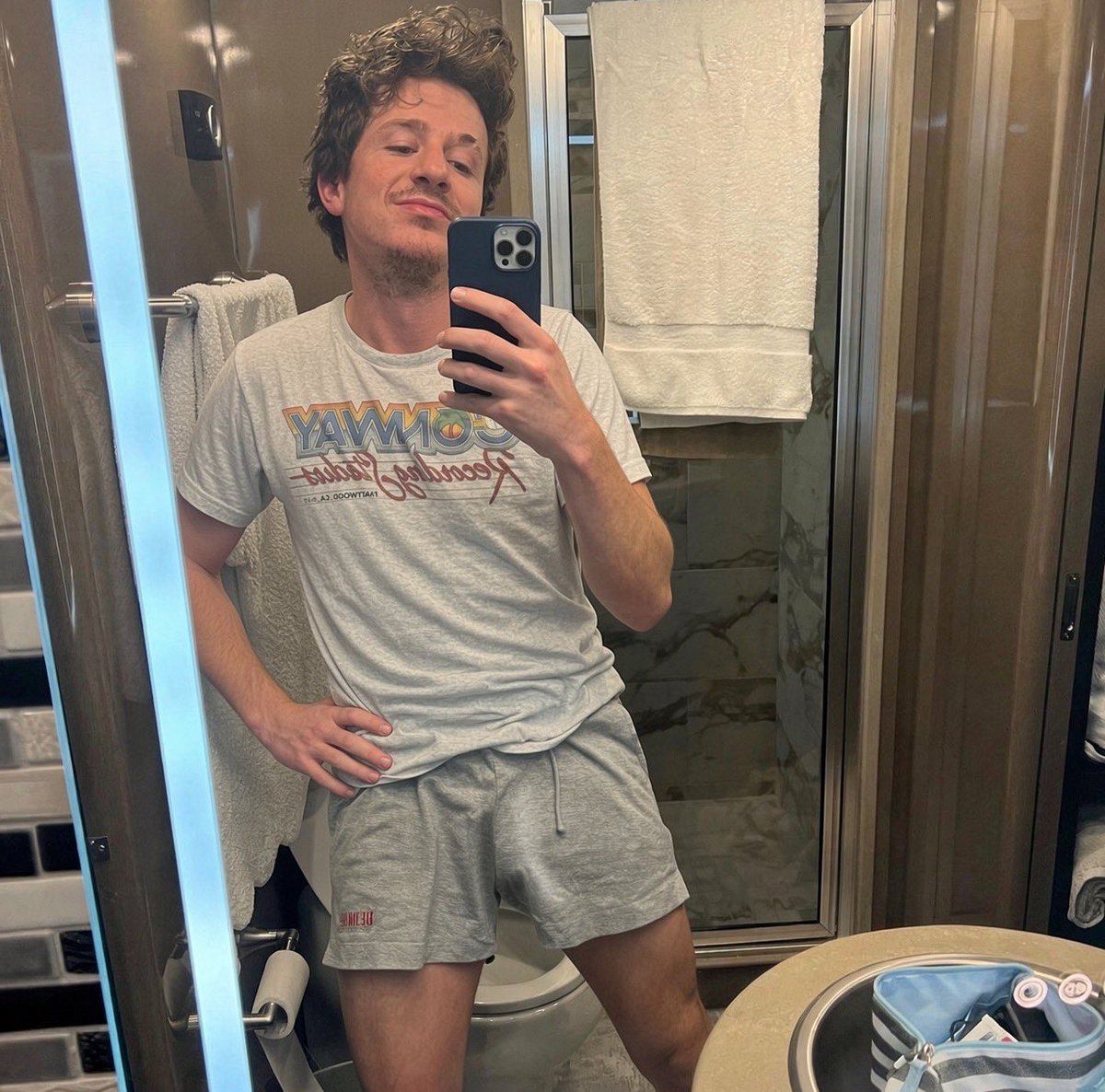 MichealTv01's tweet photo. Charlie Puth can turn random noises into music, so somewhere in that house, a toilet flushing has probably already inspired a chorus he’ll charge us $1.29 to hear… https://t.co/WdYqv1NRKr