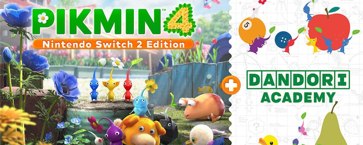 Pikmin 4 on Switch 2: unlimited practice, one weekend exam per stage, 72 Dandori Academy stages