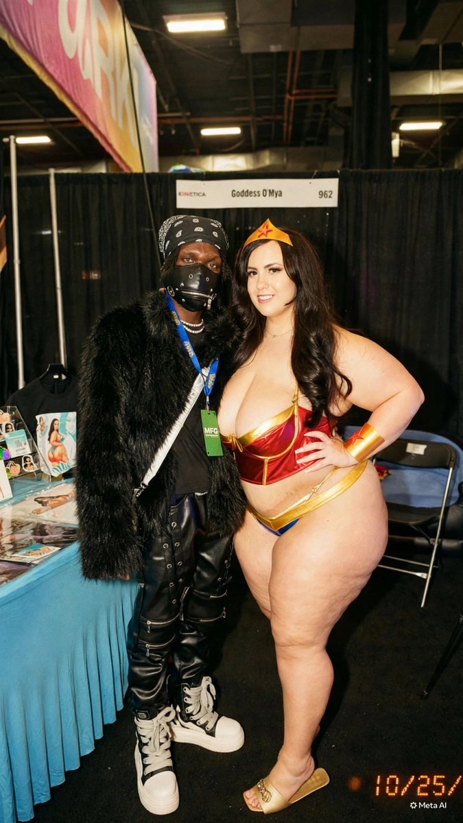 Top5iveZy's tweet photo. Exxxotica 26’ w/ the one and only @o_mya_bbw 😍🖤 https://t.co/qebgVo6yDd