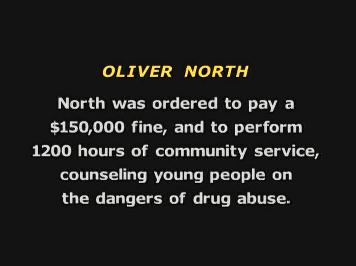 smithkstead's tweet photo. imagine being one of the kids who got anti-drug counselling from oliver north https://t.co/Yx1U2FTLnT